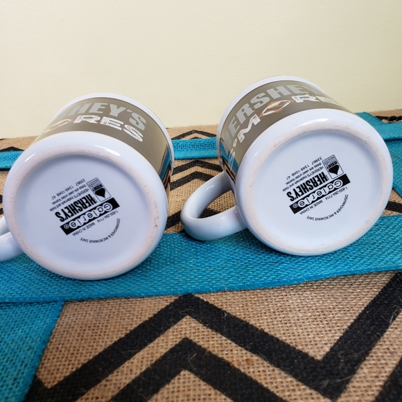 HERSHEY'S S'MORES CUPS MUGS Cups SET OF 2 Pair Collectible Kitchen Decor - Picture 5 of 9